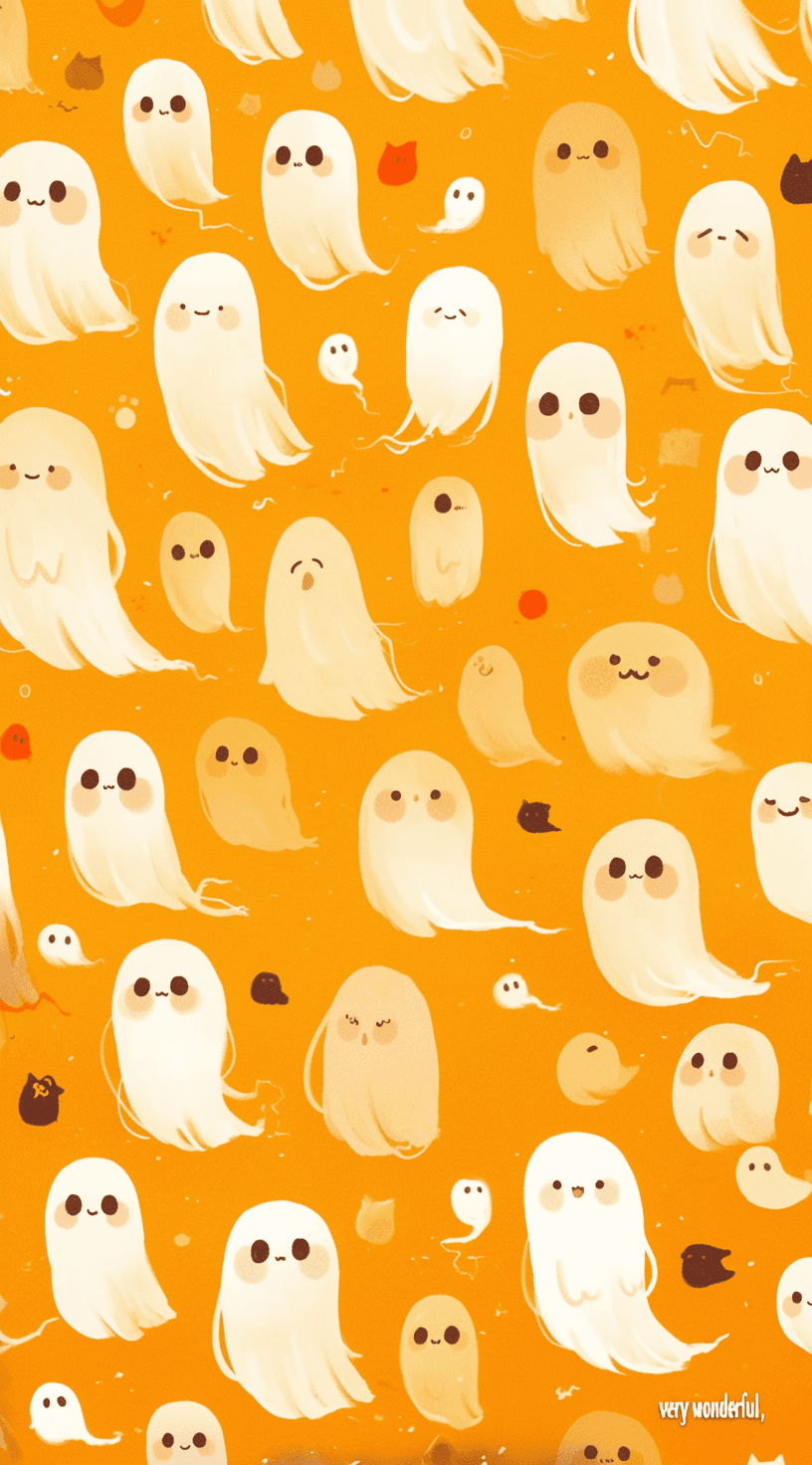Halloween Ghost 1041 original repeating artwork