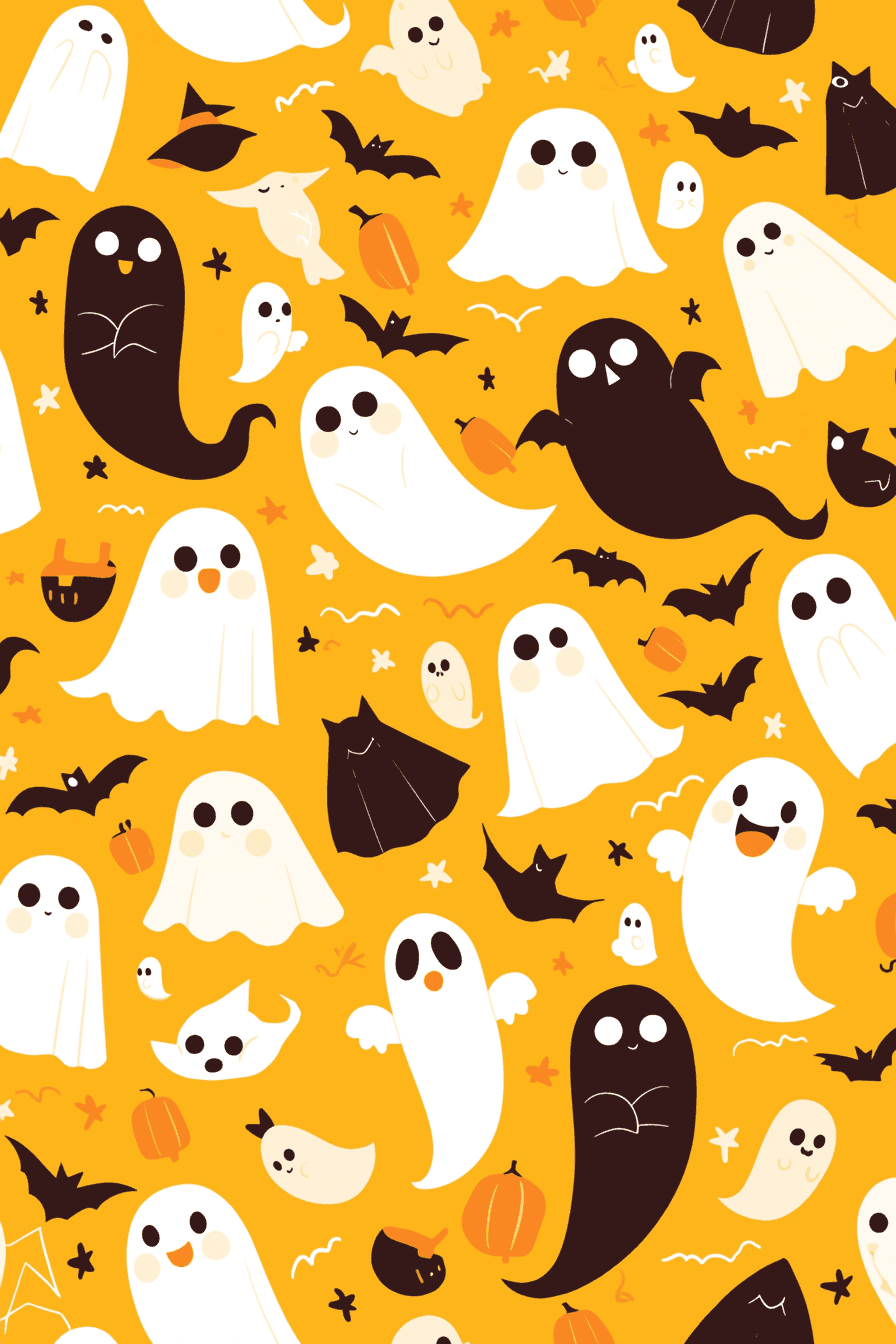 Halloween Ghost 1476 original repeating artwork