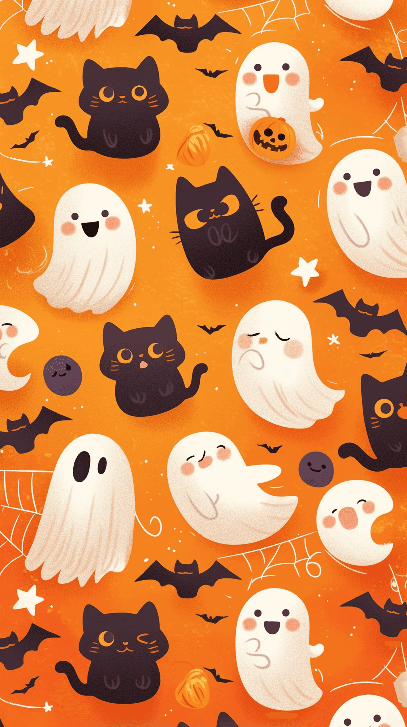 Halloween Ghost 1172 original repeating artwork