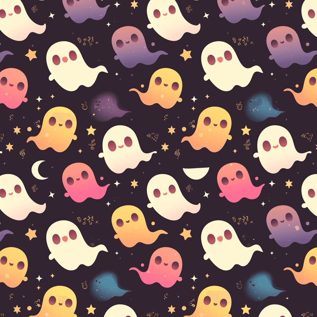 Halloween Ghost 1174 original repeating artwork
