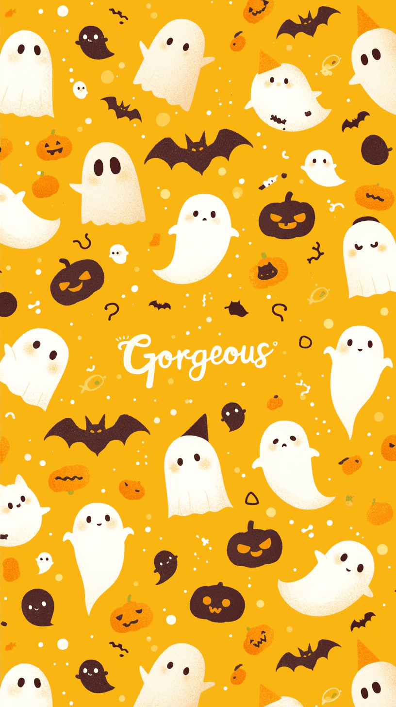 Halloween Ghost 1499 original repeating artwork
