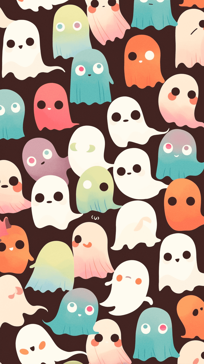 Halloween Ghost 436 original repeating artwork