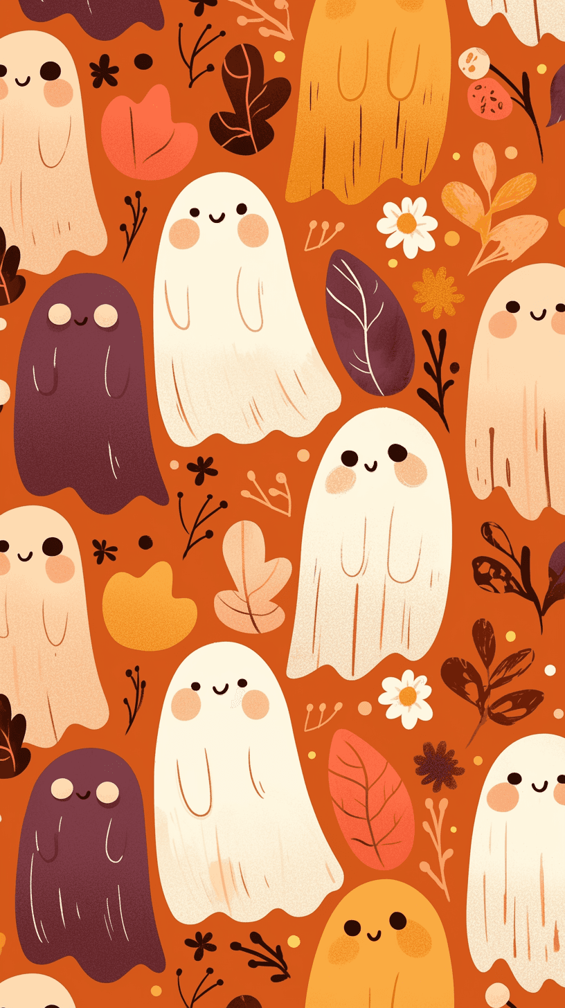 Halloween Ghost 192 original repeating artwork