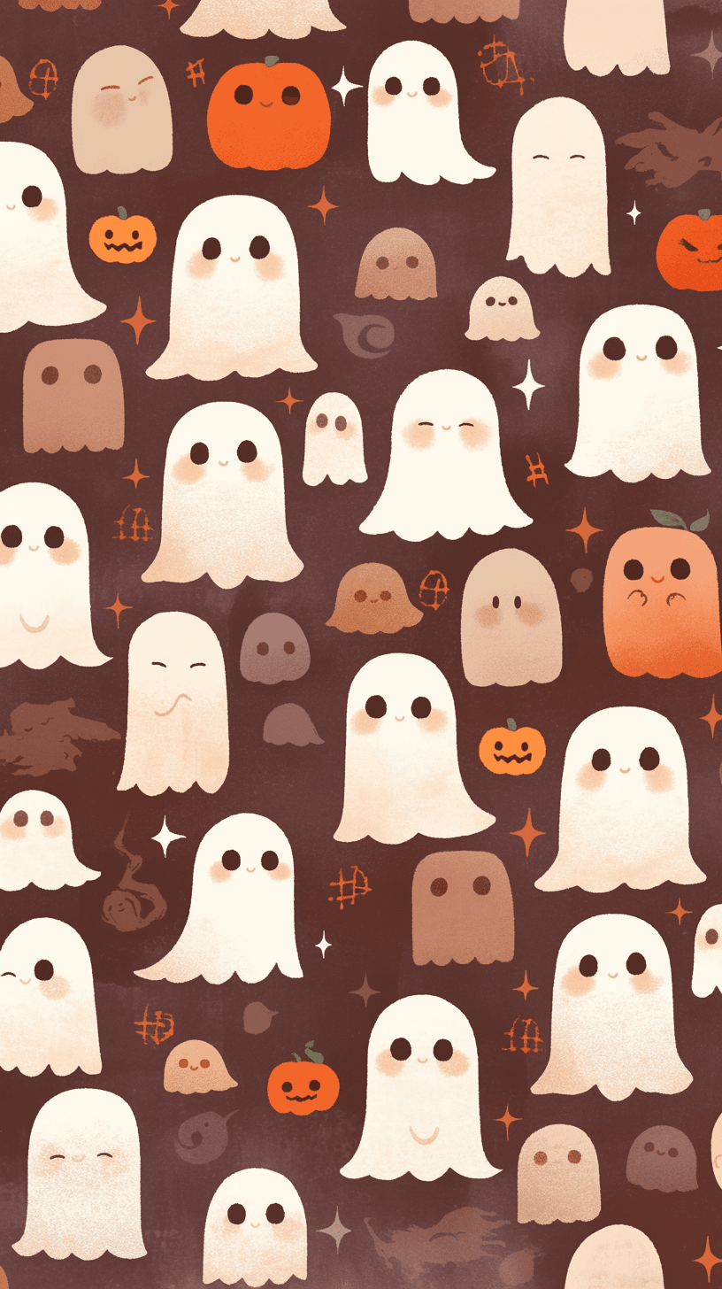 Halloween Ghost 268 original repeating artwork