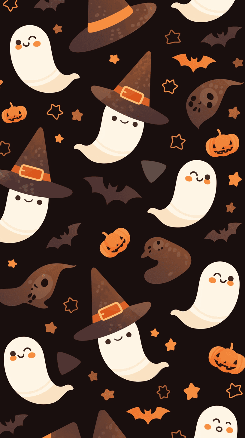 Halloween Ghost 779 original repeating artwork