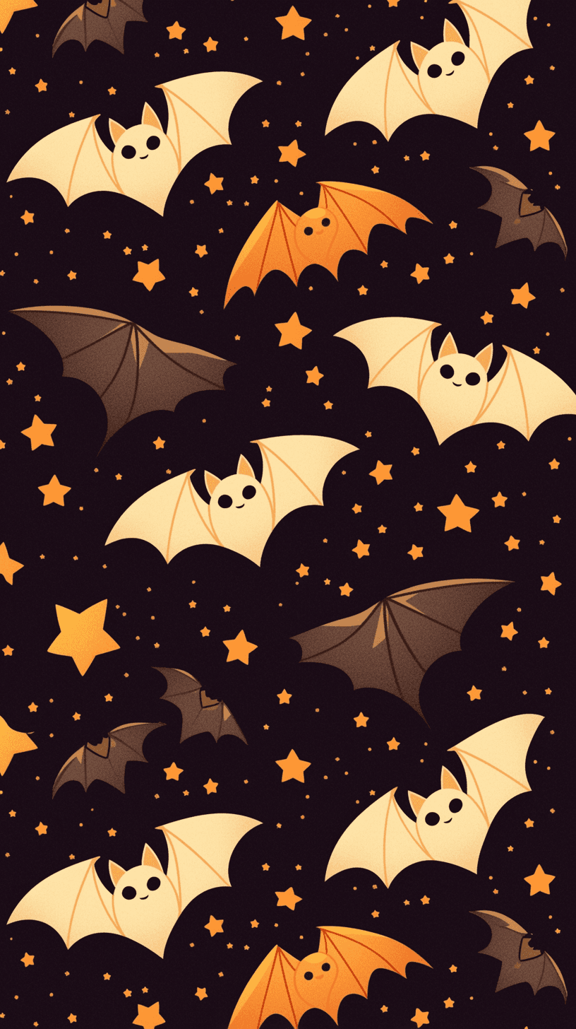 Halloween Bat Snap original repeating artwork