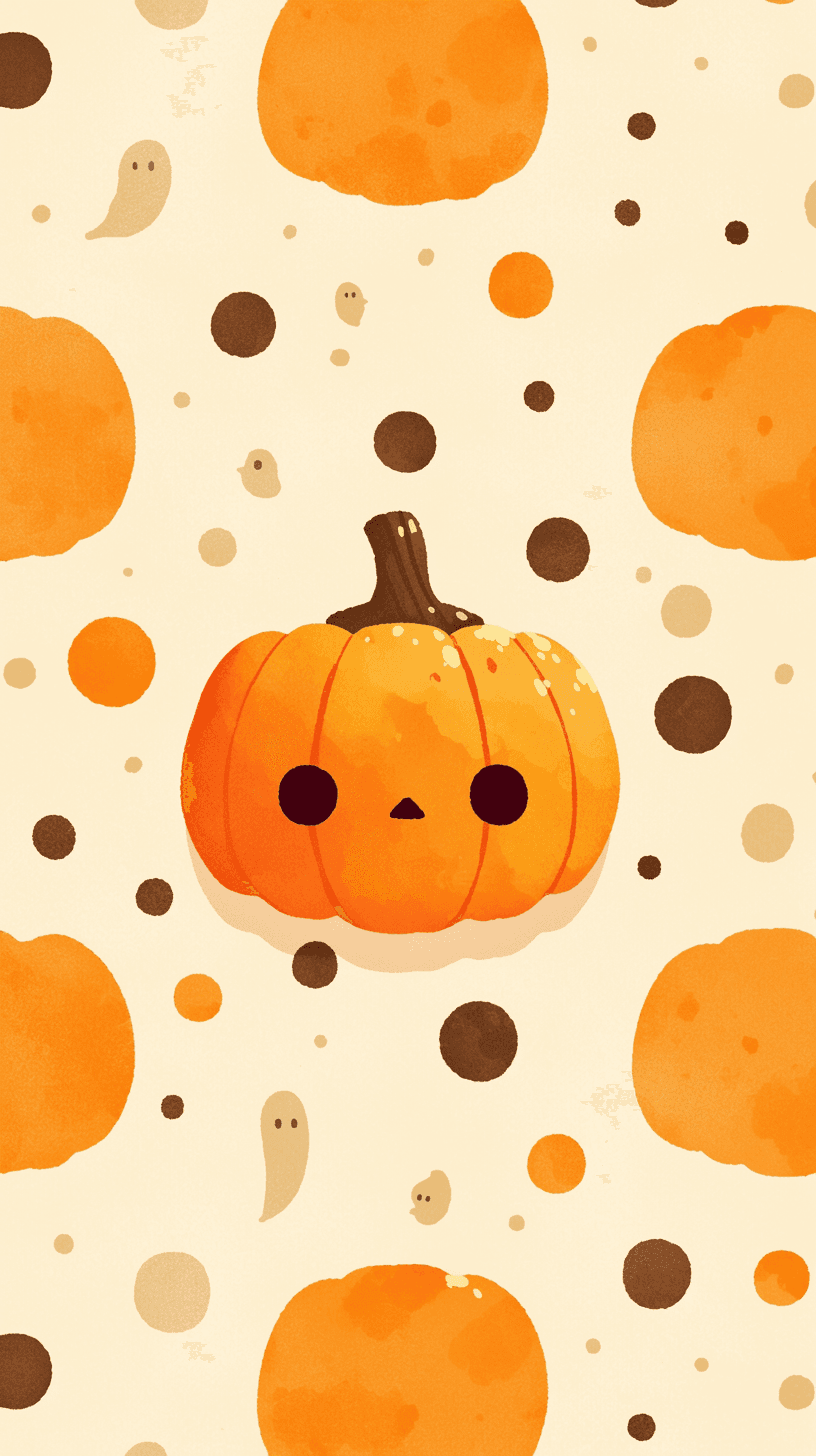 Halloween Pumpkin 181 original repeating artwork