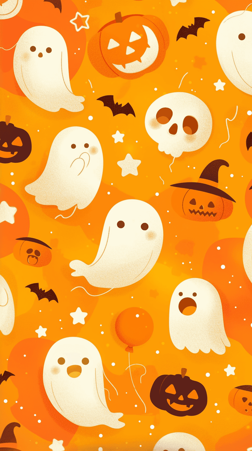 Halloween Ghost 819 original repeating artwork