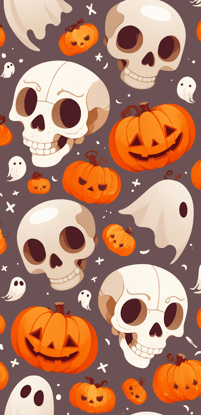 Halloween Pumpkin 410 original repeating artwork