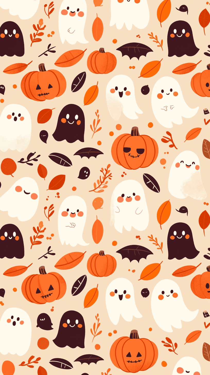 Halloween Ghost 671 original repeating artwork