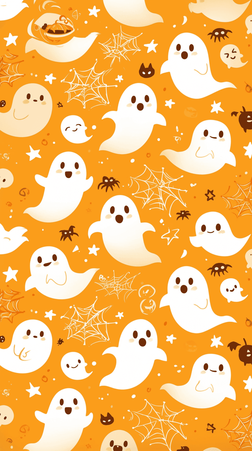Halloween Ghost 1306 original repeating artwork