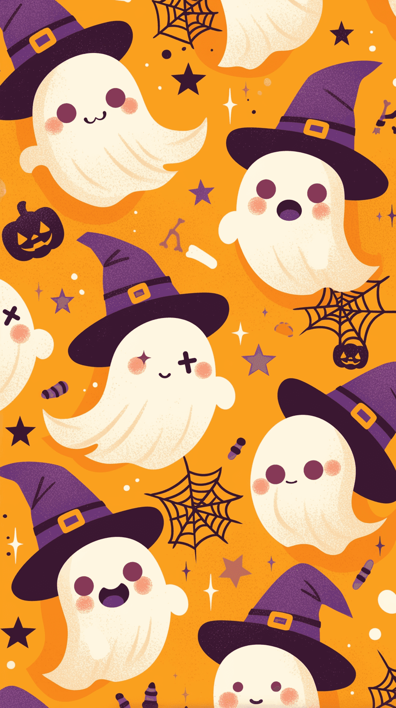 Halloween Ghost 688 original repeating artwork
