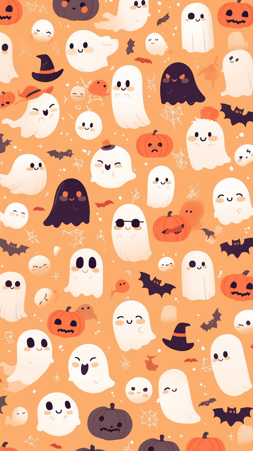 Halloween Ghost 884 original repeating artwork