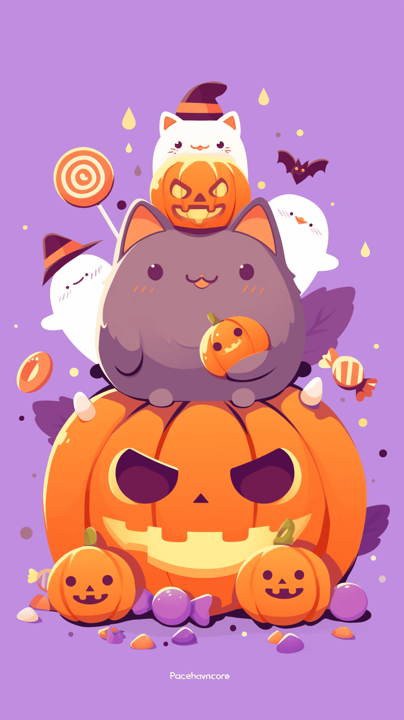 Halloween Ghost 1150 original repeating artwork