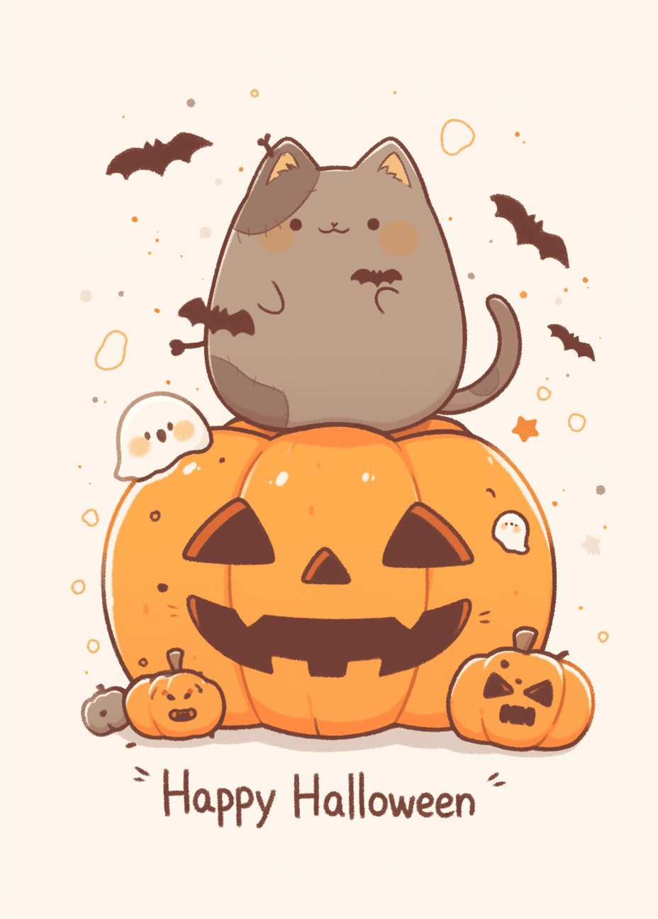 Halloween Ghost 776 original repeating artwork