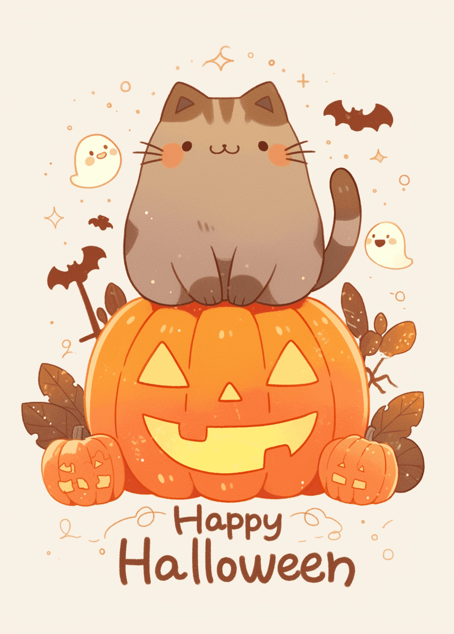 Halloween Ghost 687 original repeating artwork