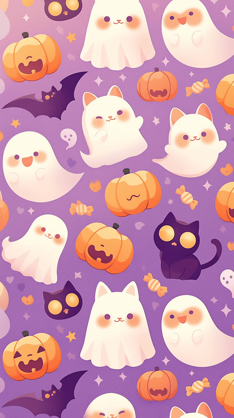 Halloween Ghost 1210 original repeating artwork