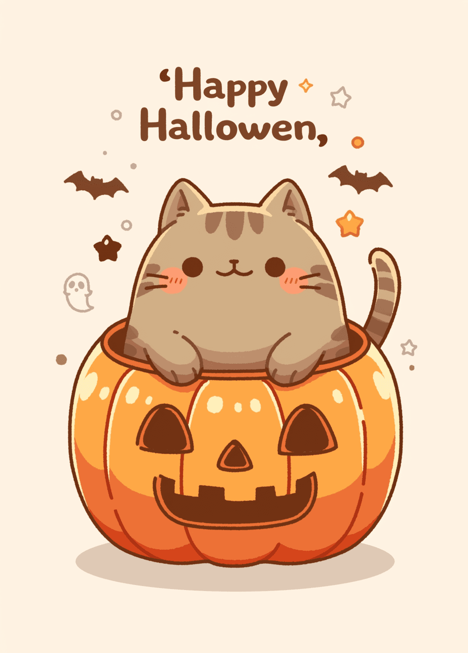 Halloween Ghost 1006 original repeating artwork