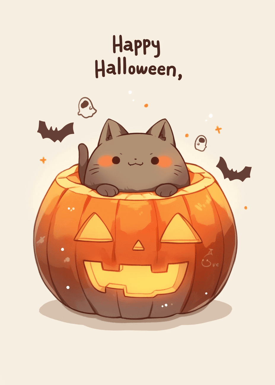 Halloween Ghost 686 original repeating artwork