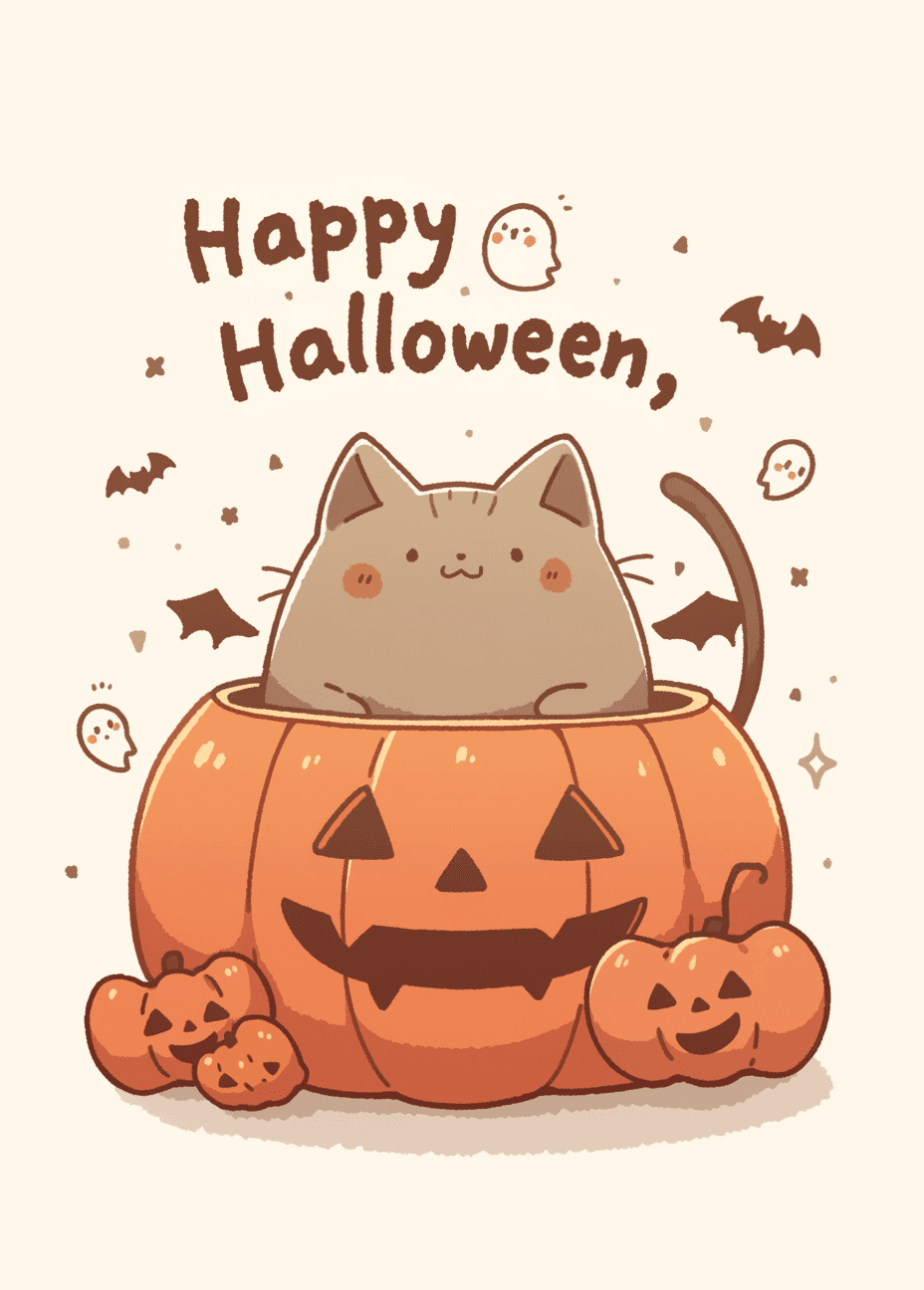 Halloween Ghost 774 original repeating artwork