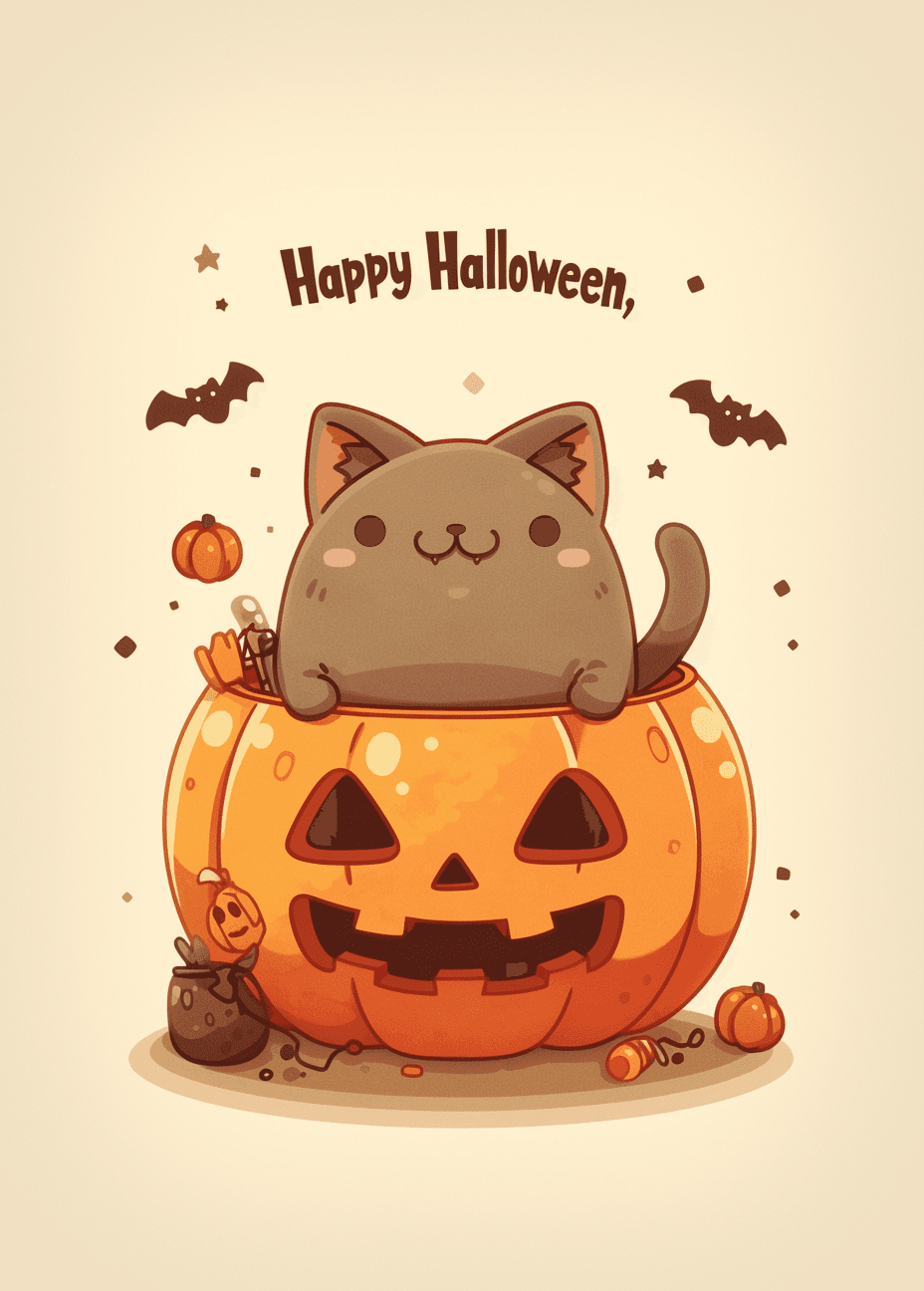Halloween Ghost 1097 original repeating artwork