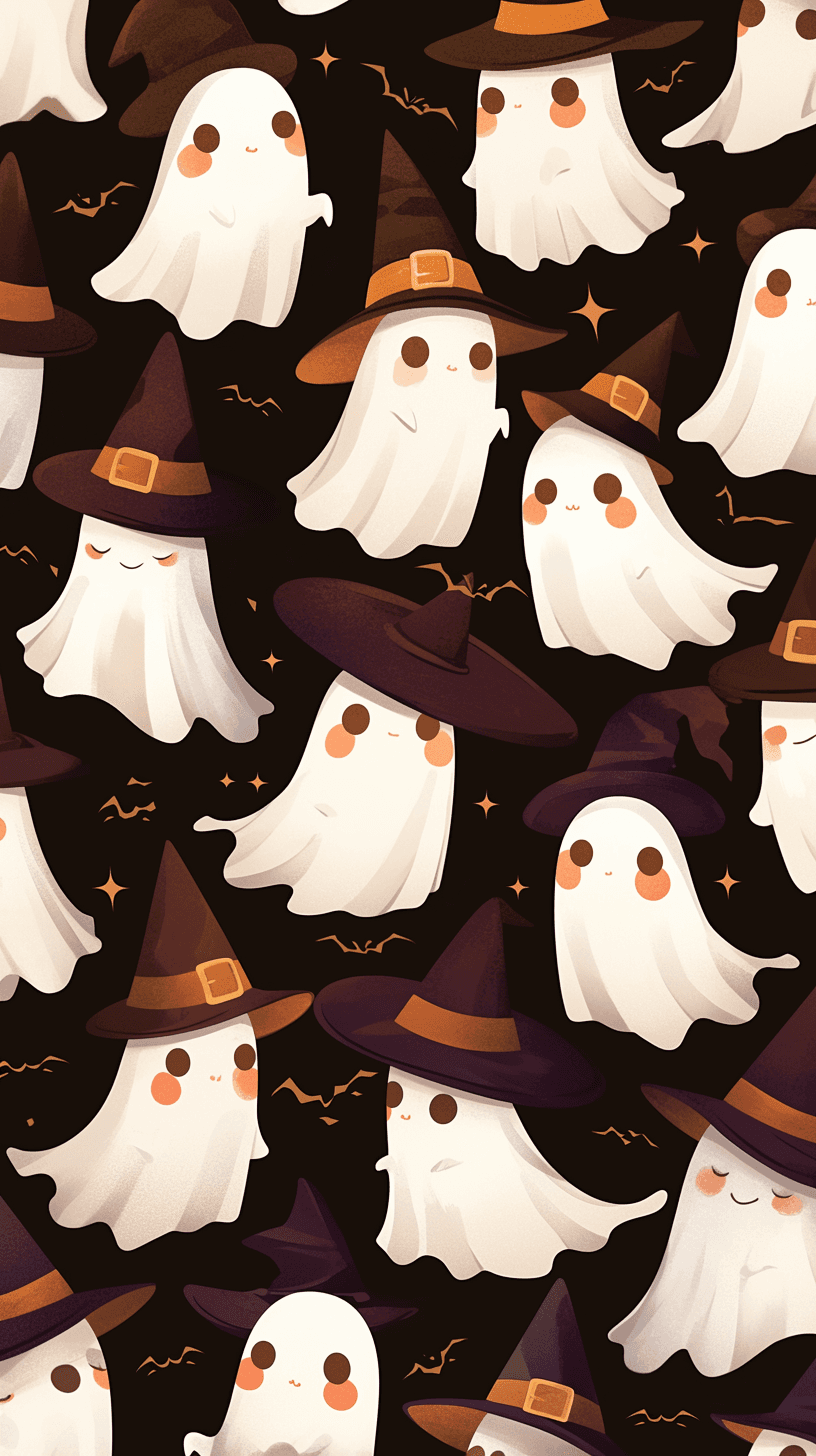 Halloween Ghost 1161 original repeating artwork