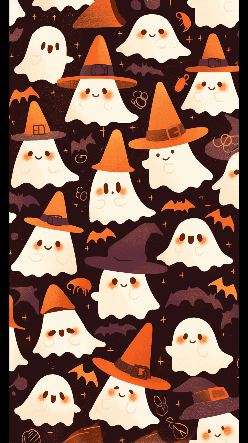 Halloween Ghost 1338 original repeating artwork