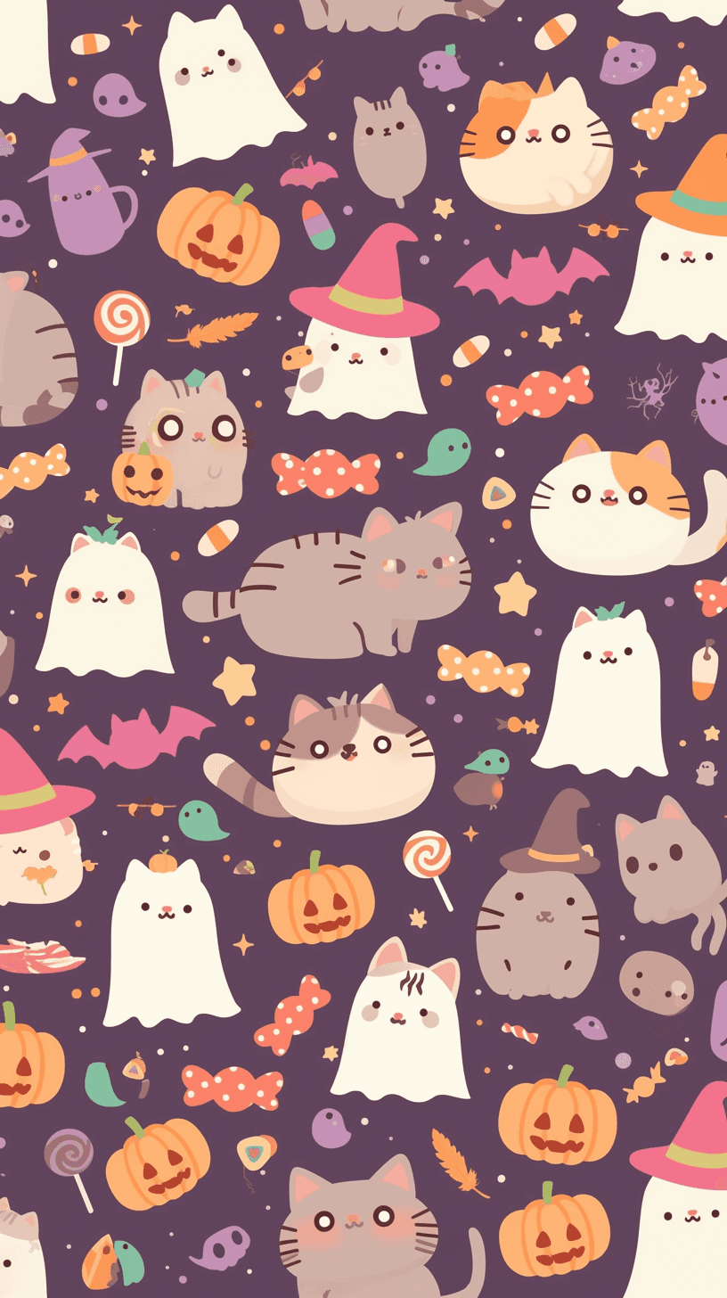 Halloween Ghost 853 original repeating artwork