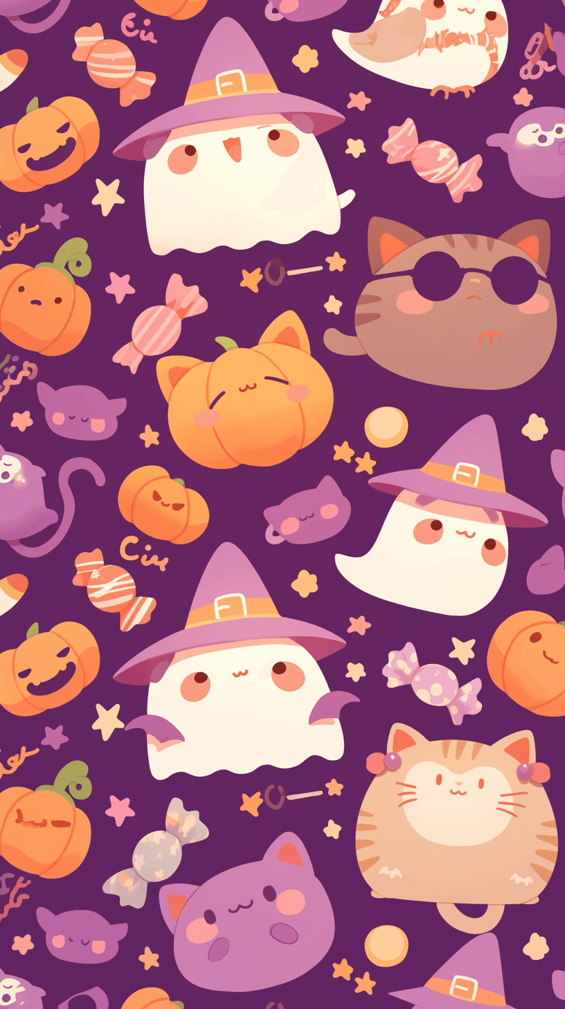 Halloween Ghost 752 original repeating artwork