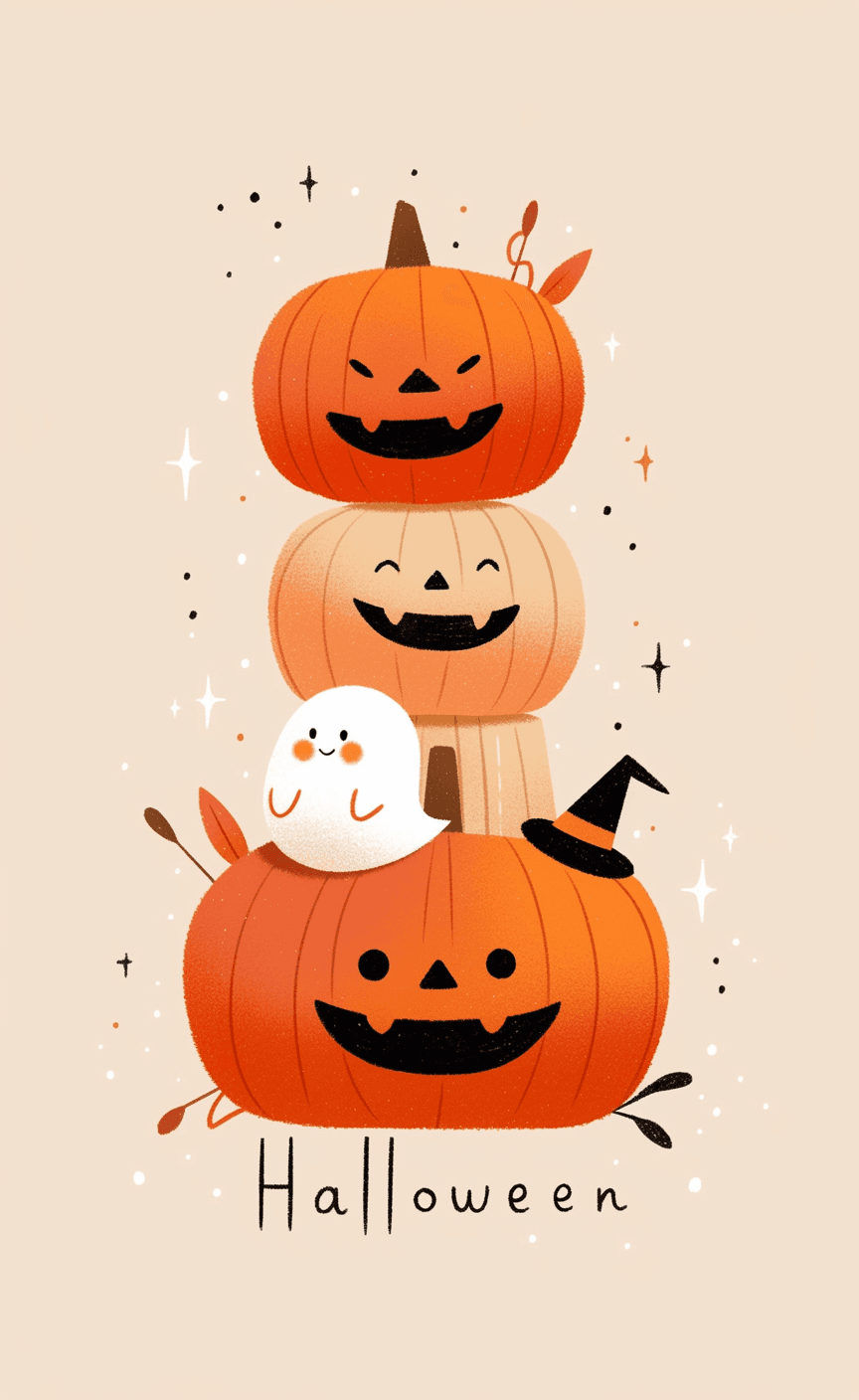 Halloween Ghost 624 original repeating artwork