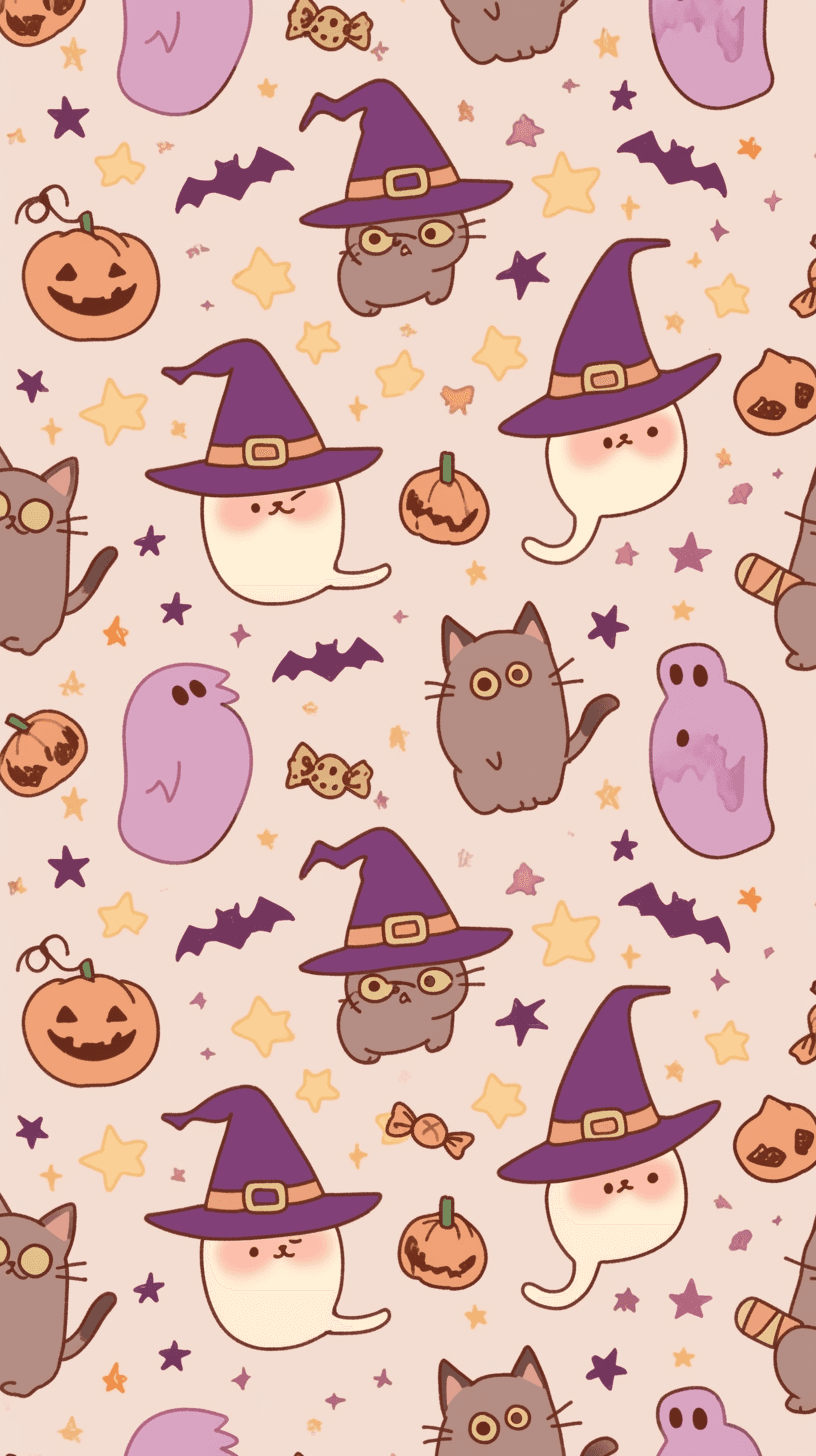 Halloween Ghost 1143 original repeating artwork