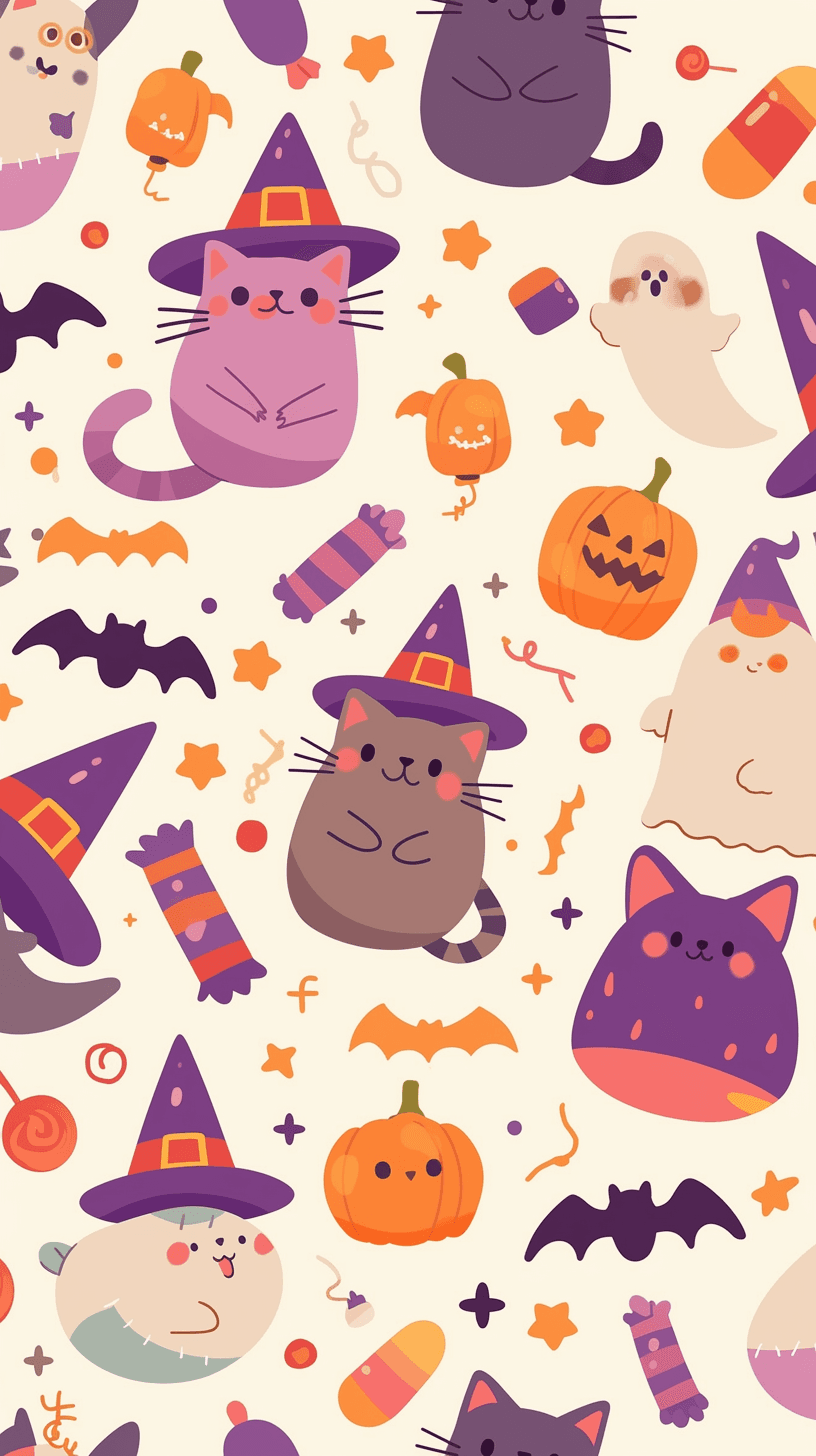 Halloween Ghost 1209 original repeating artwork
