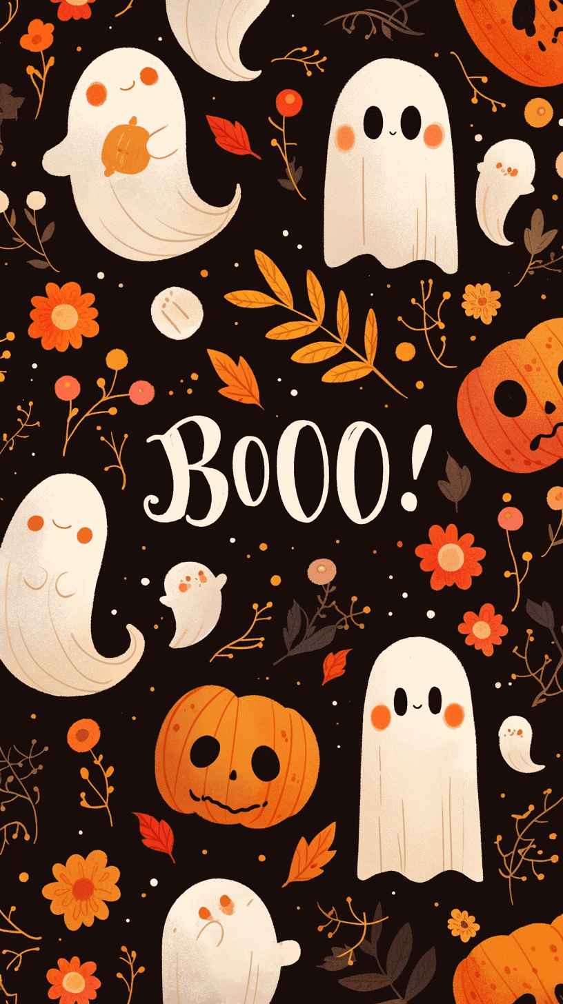 Halloween Design Originals original repeating artwork