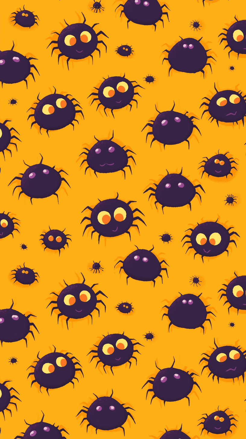 Halloween Design Morning original repeating artwork