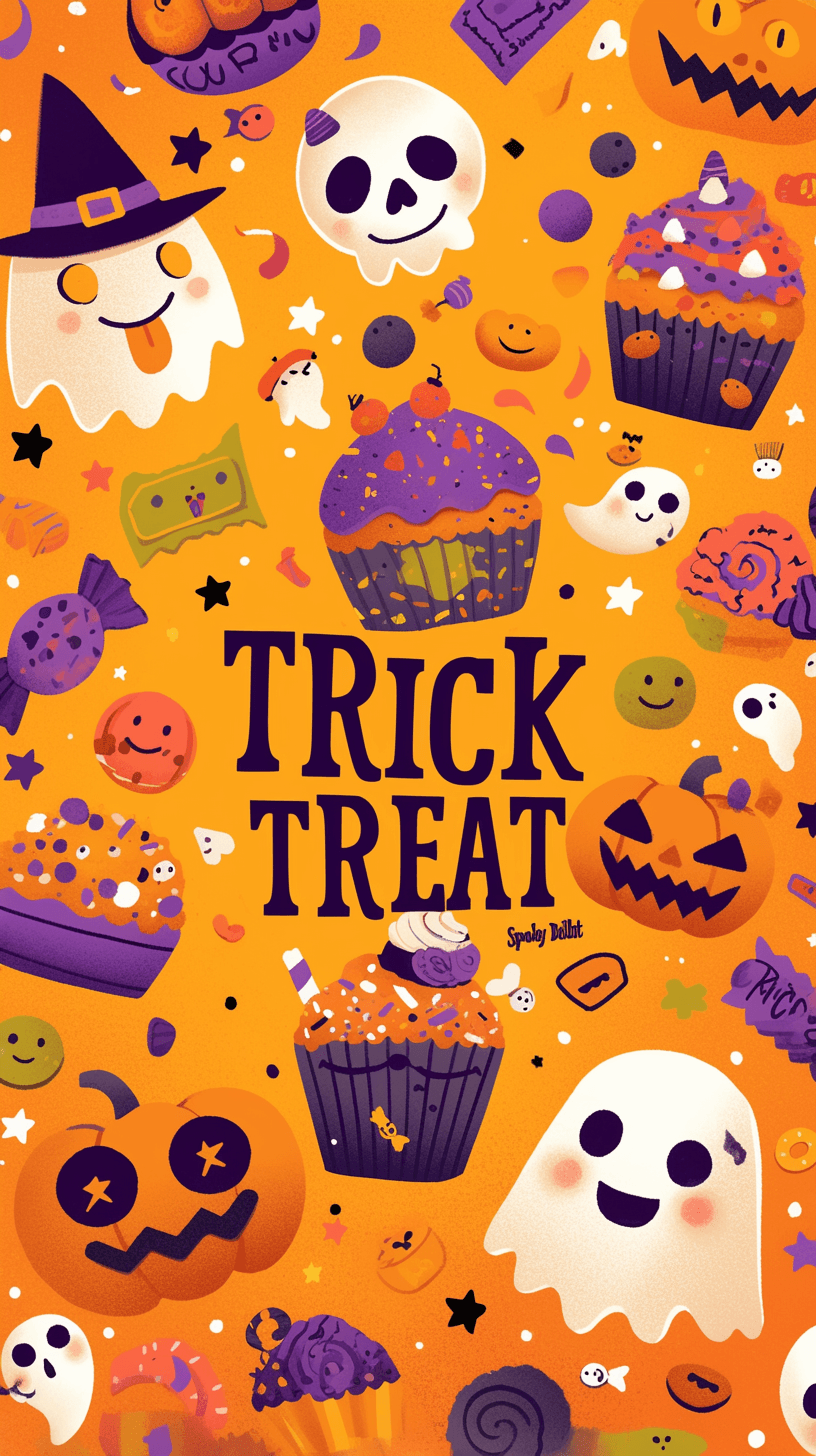 Halloween Hat Blast original repeating artwork