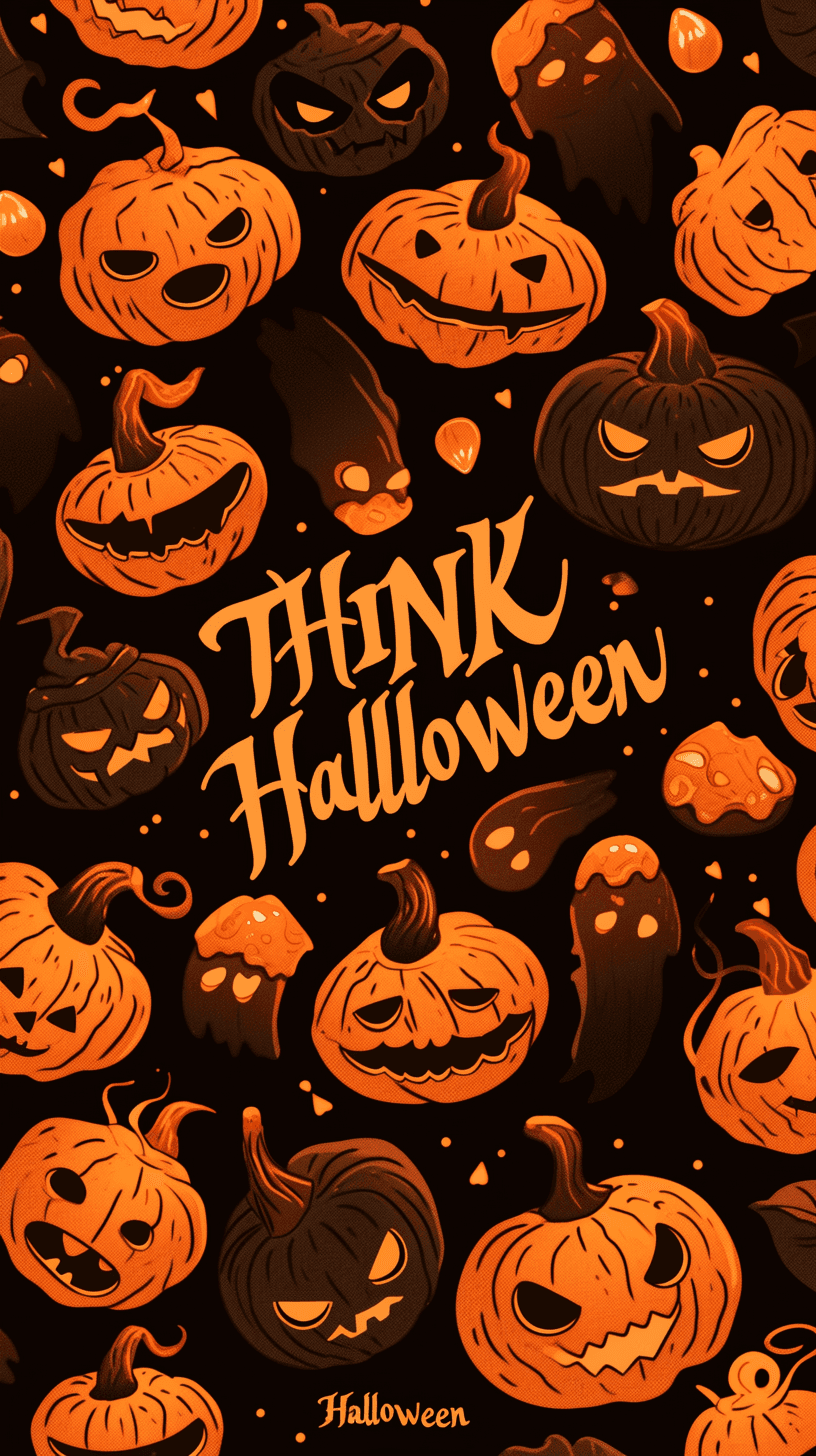 Halloween Pumpkin 137 original repeating artwork