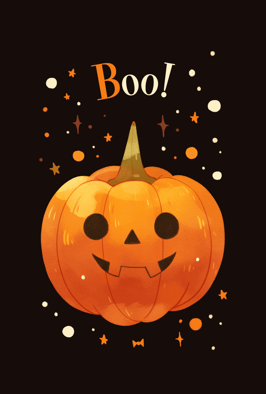 Halloween Pumpkin 191 original repeating artwork