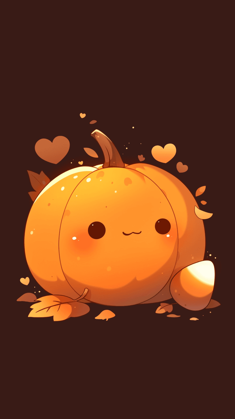 Halloween Pumpkin Shade original repeating artwork