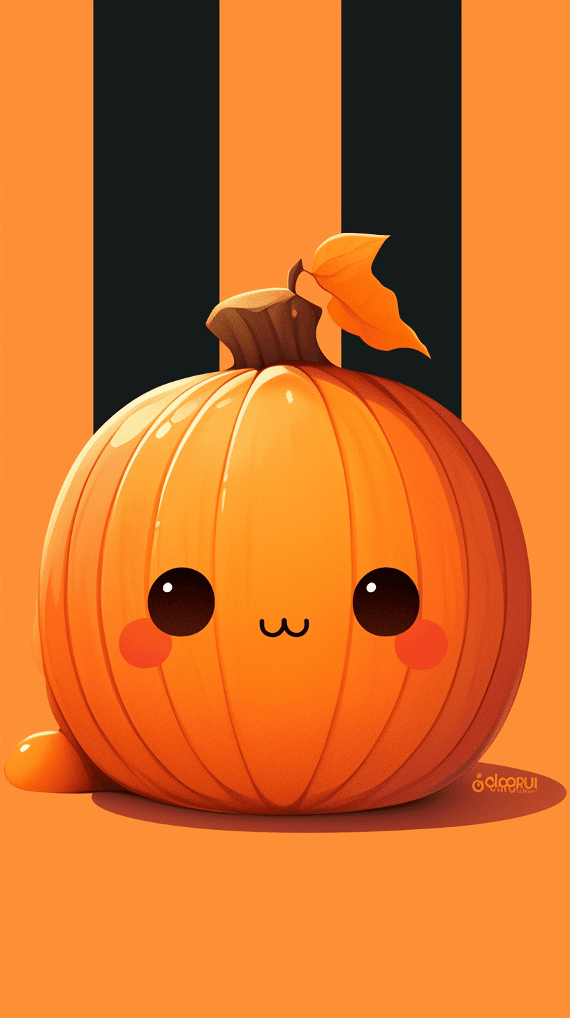 Halloween Pumpkin West original repeating artwork