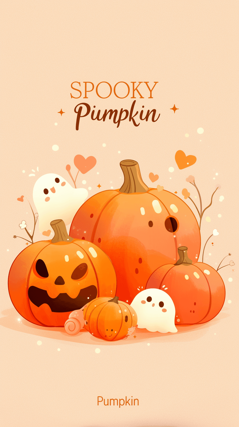 Halloween Pumpkin 500 original repeating artwork