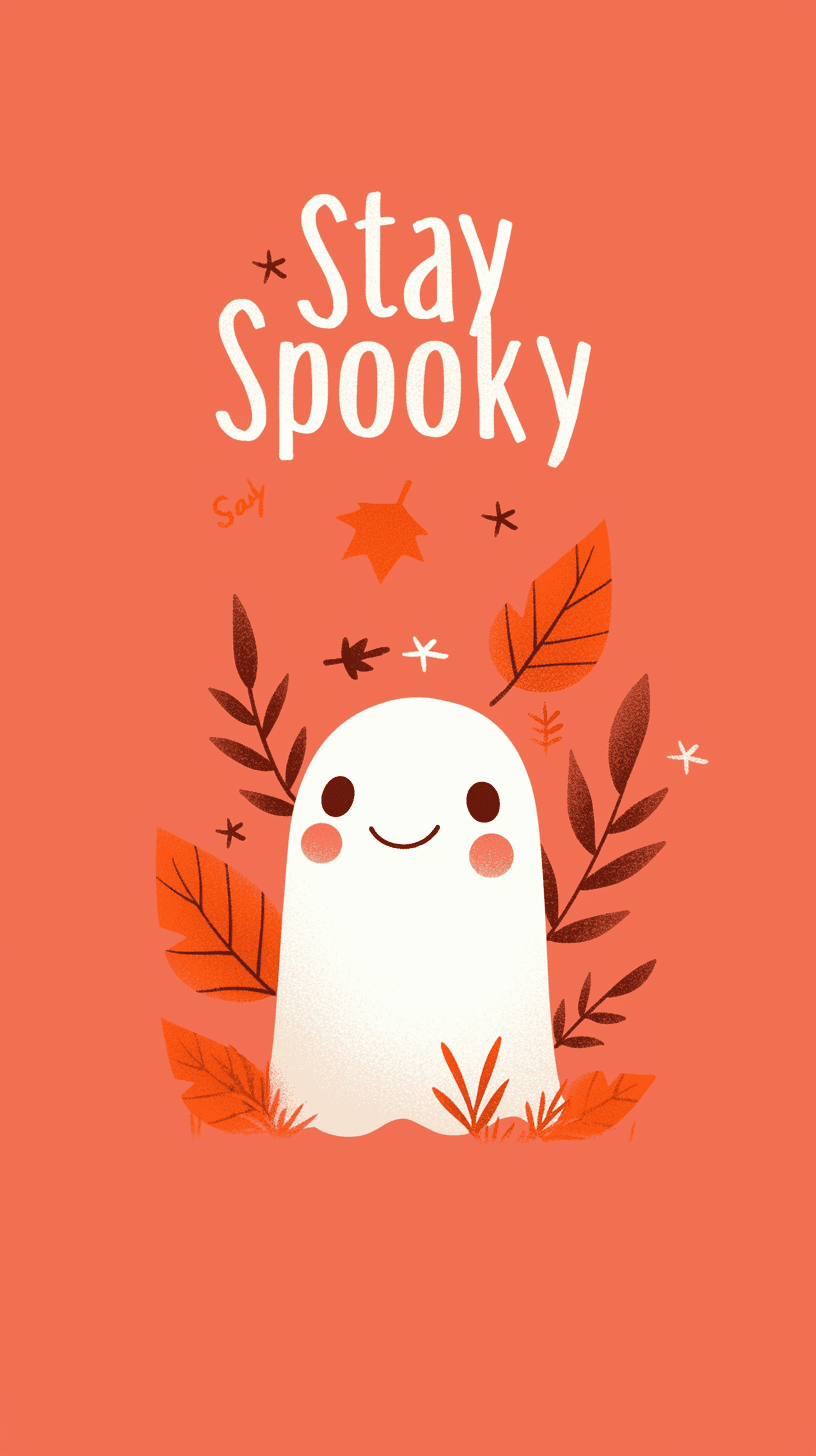 Halloween Ghost 035 original repeating artwork