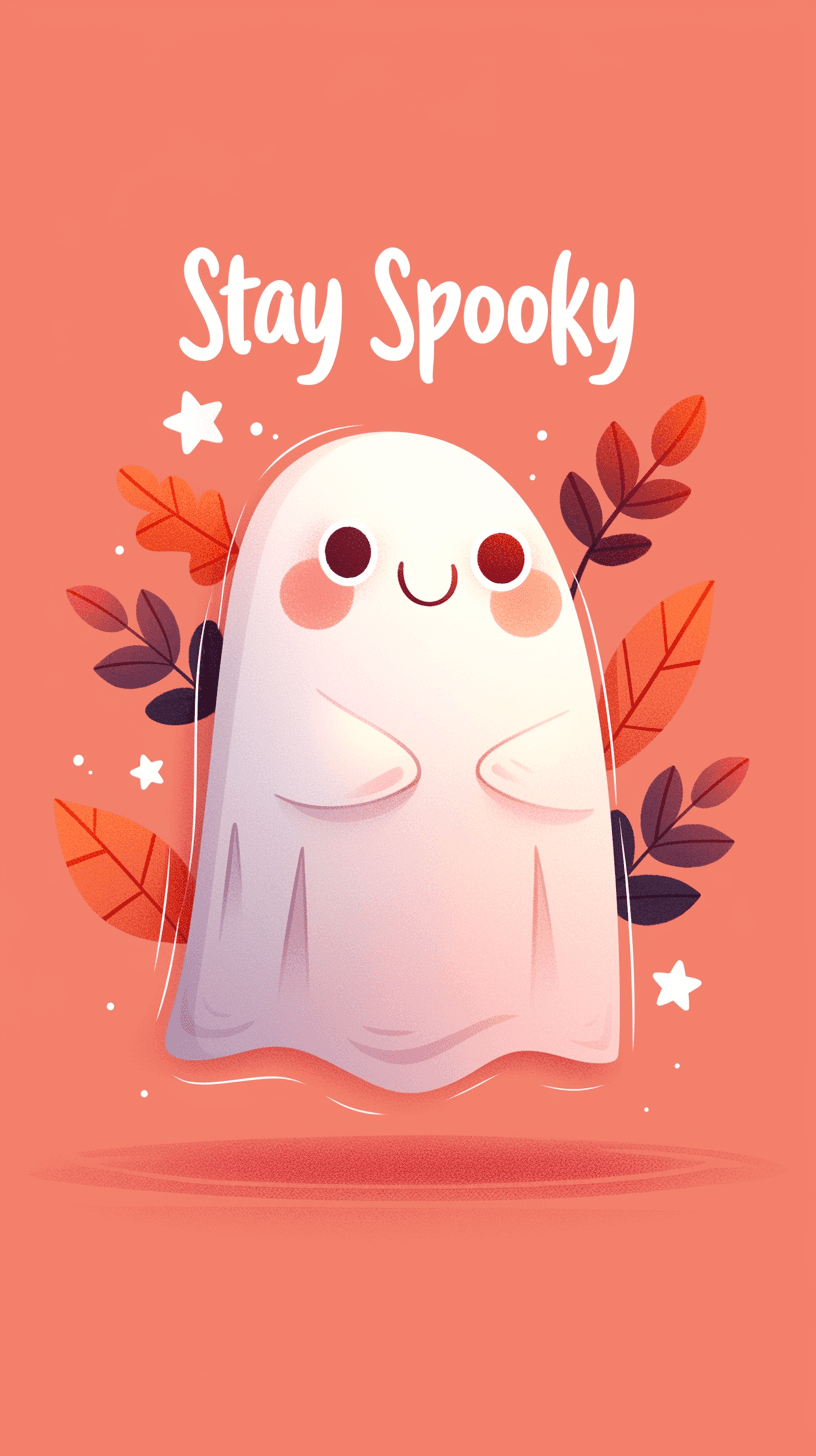 Halloween Ghost 017 original repeating artwork