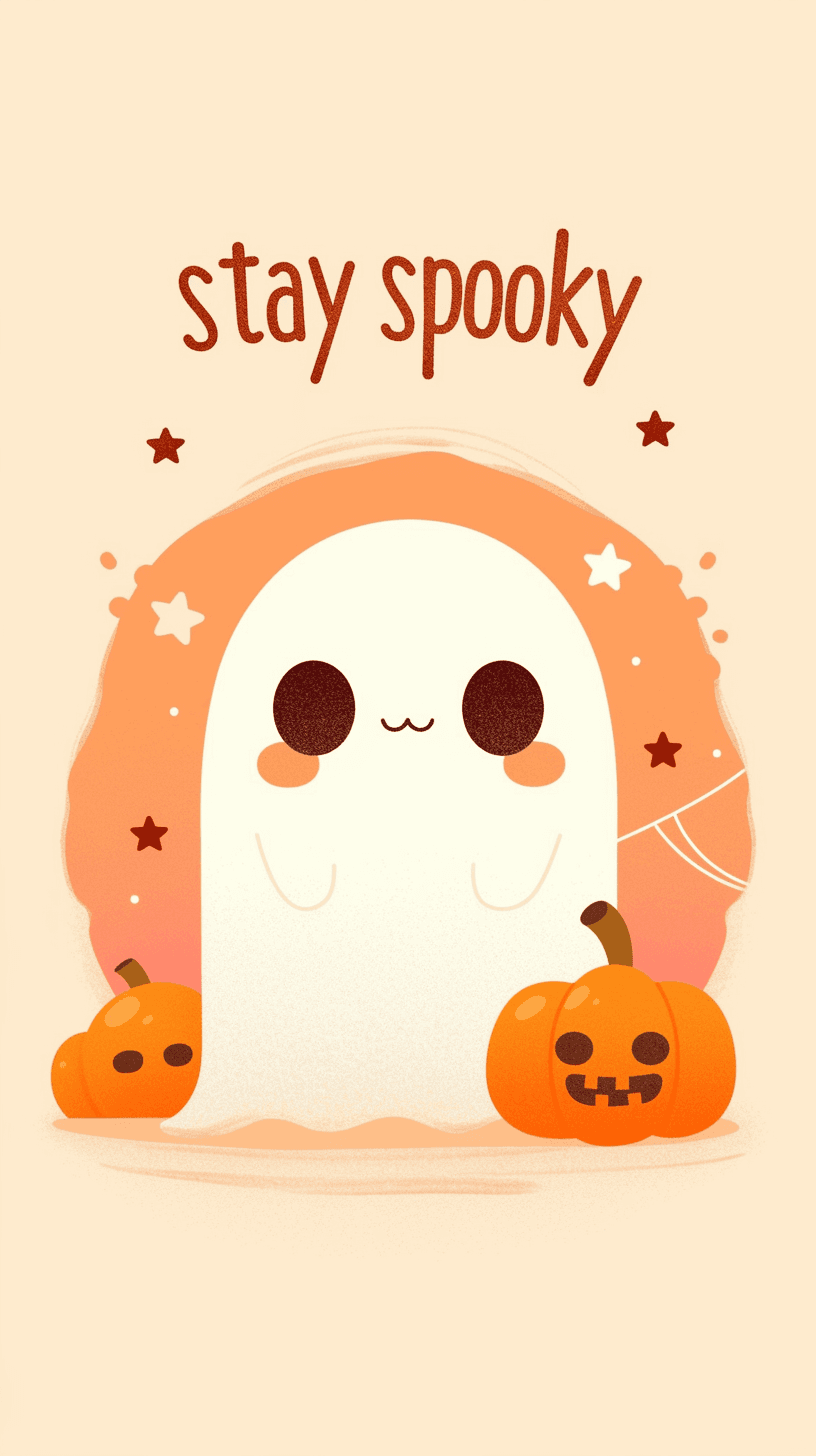 Halloween Ghost 569 original repeating artwork