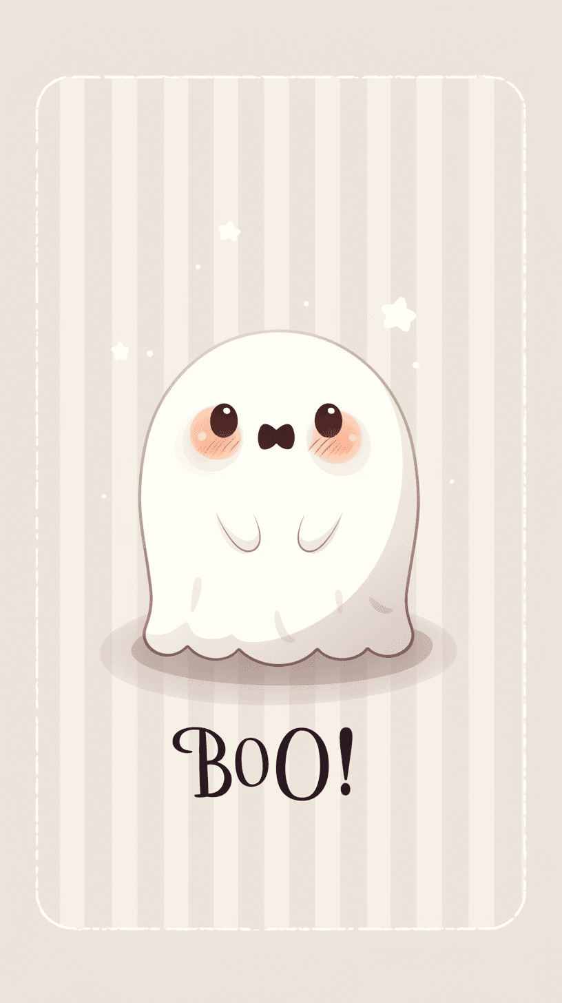 Halloween Ghost 016 original repeating artwork