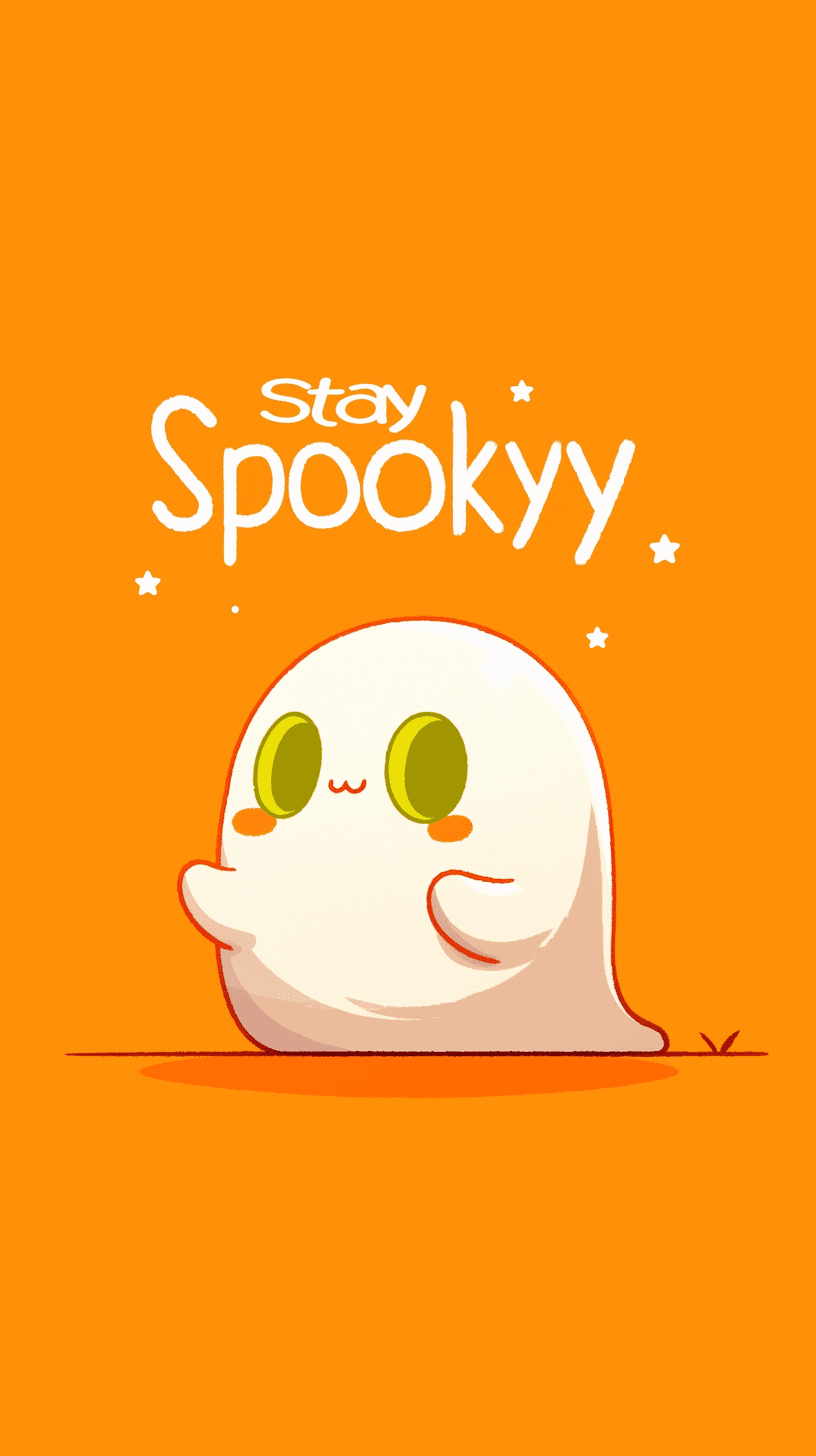 Halloween Ghost 015 original repeating artwork