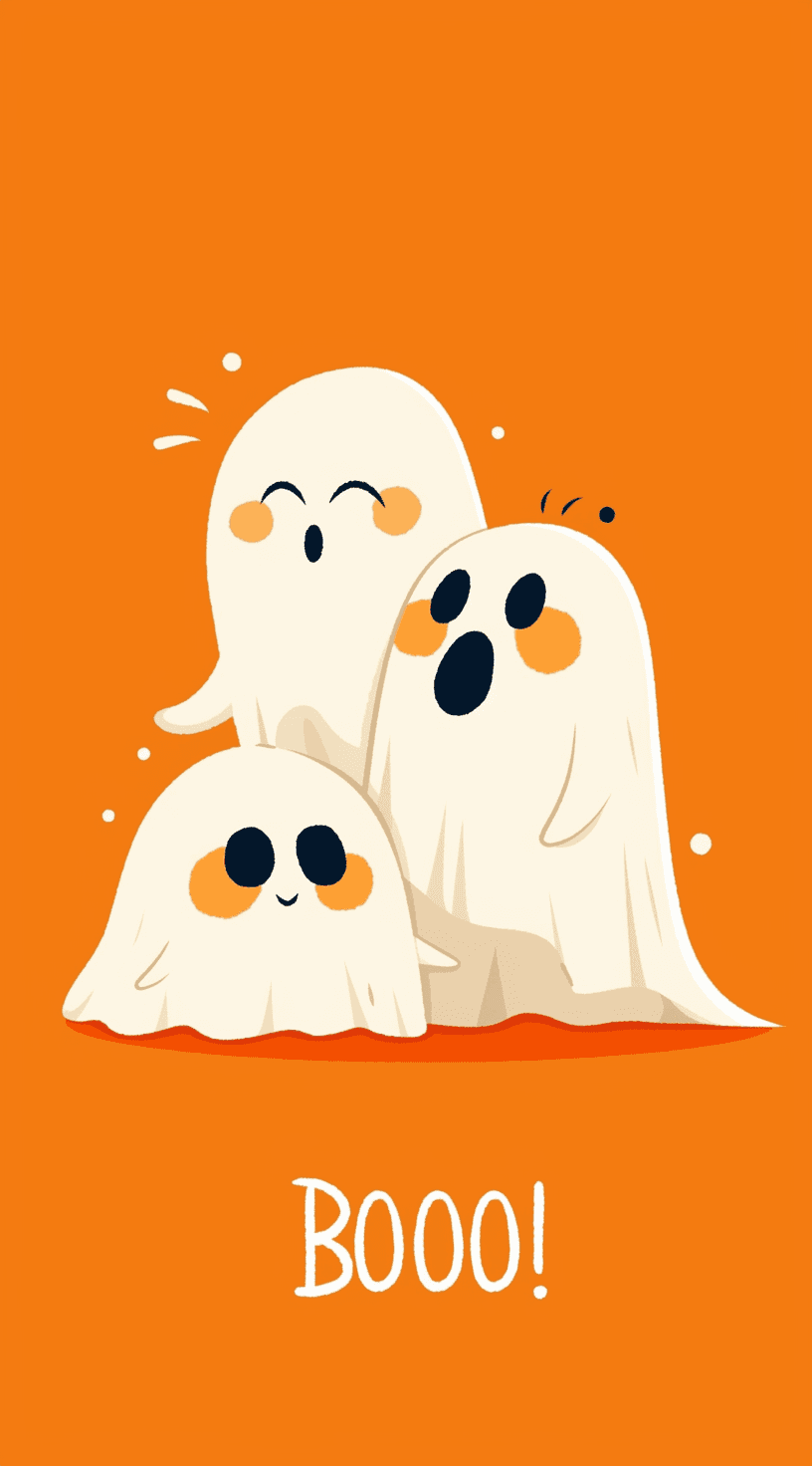Halloween Ghost 548 original repeating artwork