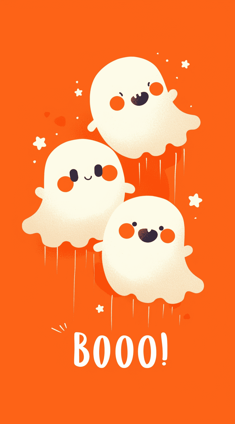 Halloween Ghost 1610 original repeating artwork