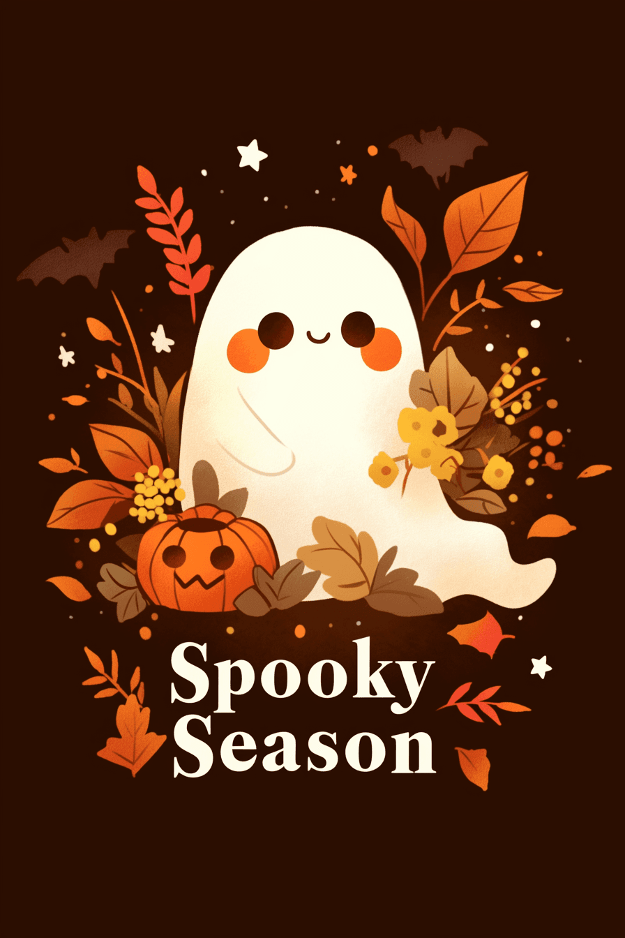 Halloween Ghost 1623 original repeating artwork