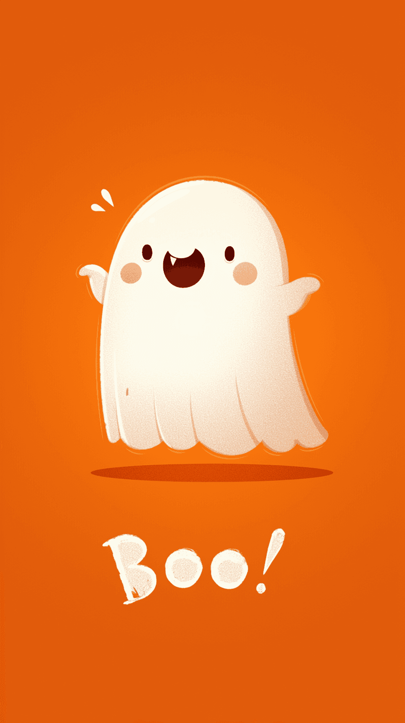 Halloween Ghost 443 original repeating artwork