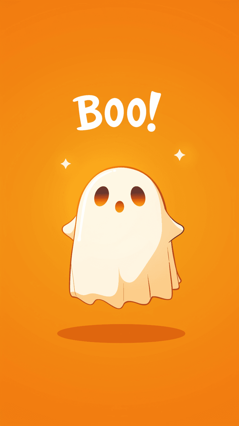 Halloween Ghost 093 original repeating artwork
